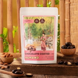 Hạt Hạnh Nhân Bọc Sô-cô-la Stone Hill Cocoa Products 100g